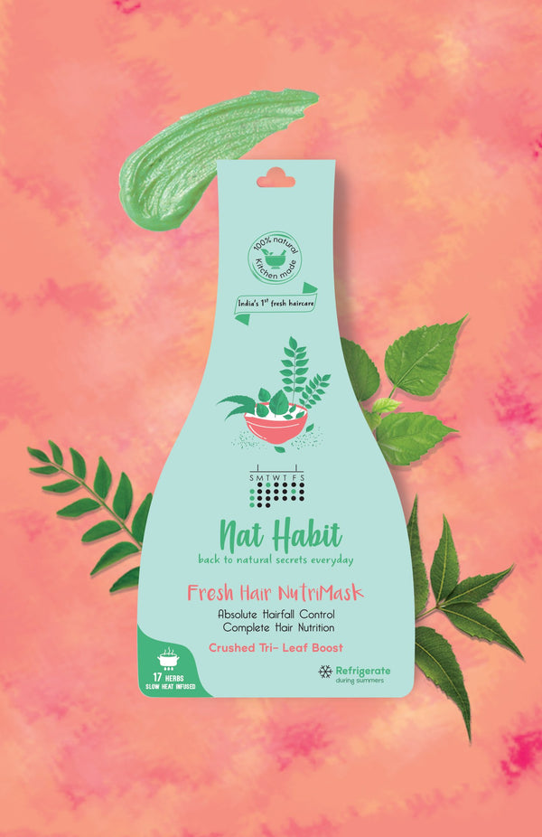 Crushed Tri-Leaf NutriMask <br><i>for Hairfall Control</i>