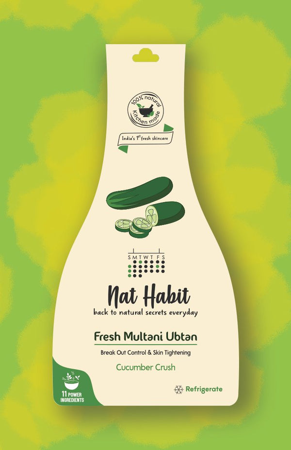 Cucumber Crush Multani Ubtan <br><i>for Breakout Control & Skin Tightening</i>