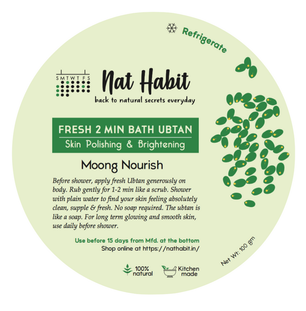 Moong Nourish Bath Ubtan <br><i>Skin Polishing & Brightening</i>