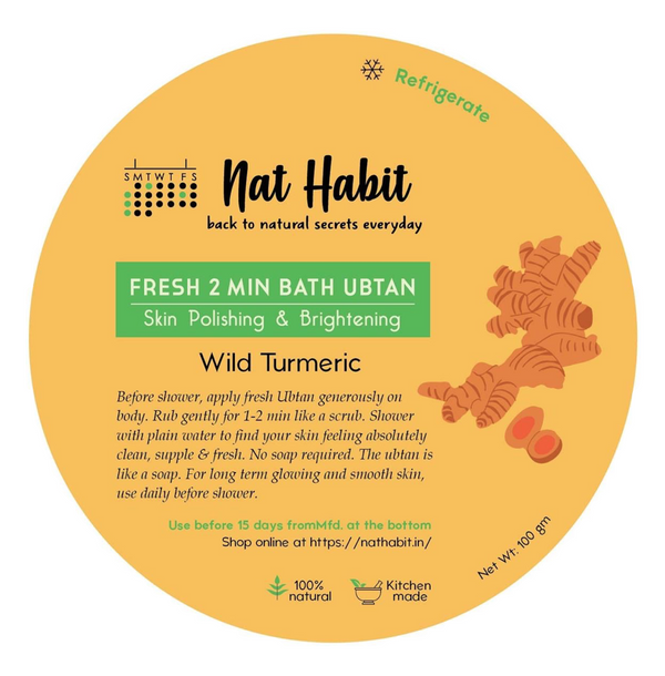 Wild Turmeric Bath Ubtan <br><i>Skin Polishing & Brightening</i>