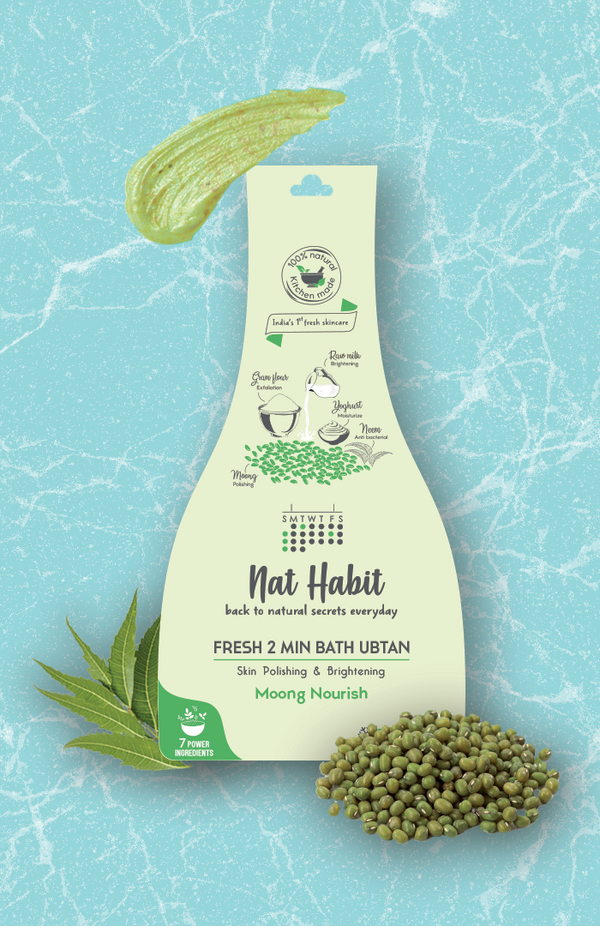 Moong Nourish Bath Ubtan <br><i>Skin Polishing & Brightening</i>